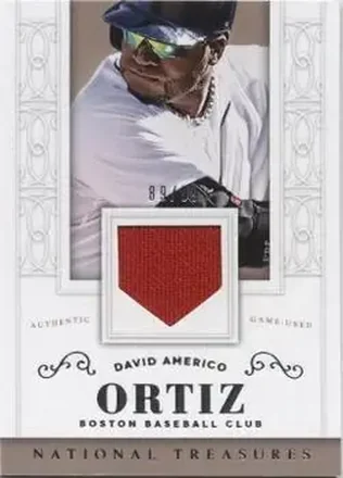 2014 Panini National Treasures #123 - David Ortiz - Boston Red Sox