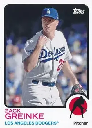2014 Topps Archives #8 - Zack Greinke - Los Angeles Dodgers