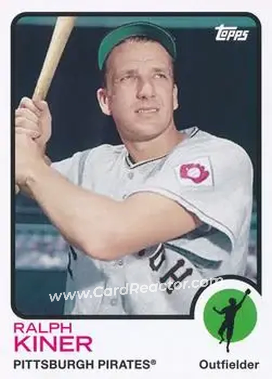 2014 Topps Archives #15 - Ralph Kiner - Pittsburgh Pirates - Front 2014 Topps Archives #15 - Ralph Kiner - Pittsburgh Pirates - Front