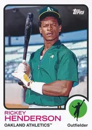 2014 Topps Archives #18 - Rickey Henderson - Oakland Athletics