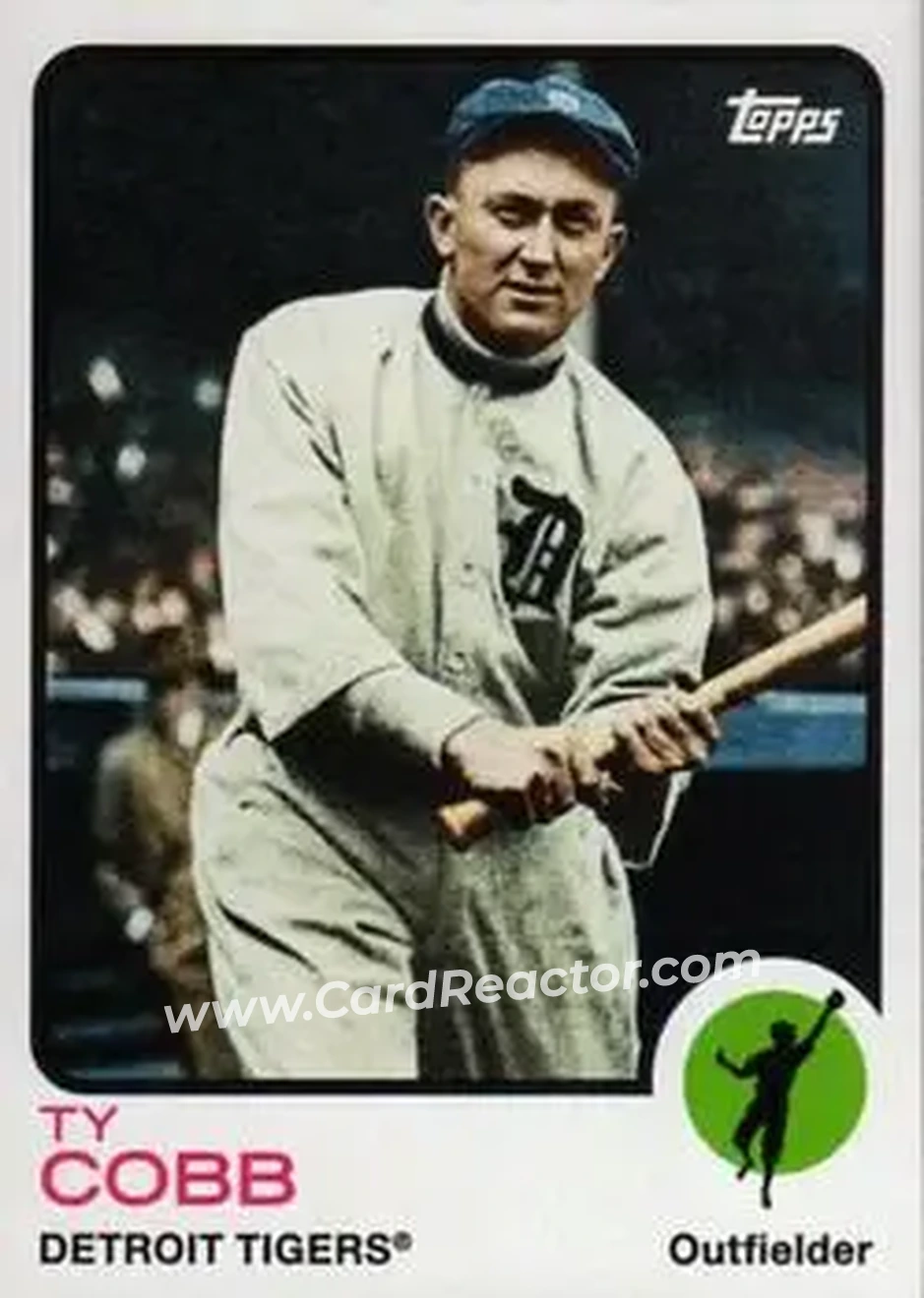 2014 Topps Archives #21 - Ty Cobb - Detroit Tigers - Front