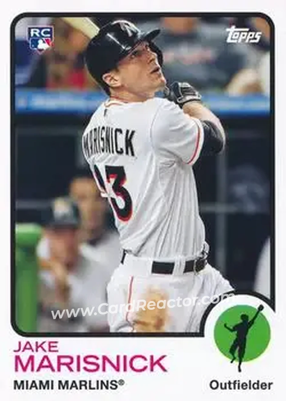 2014 Topps Archives #22 - Jake Marisnick - Miami Marlins - Front