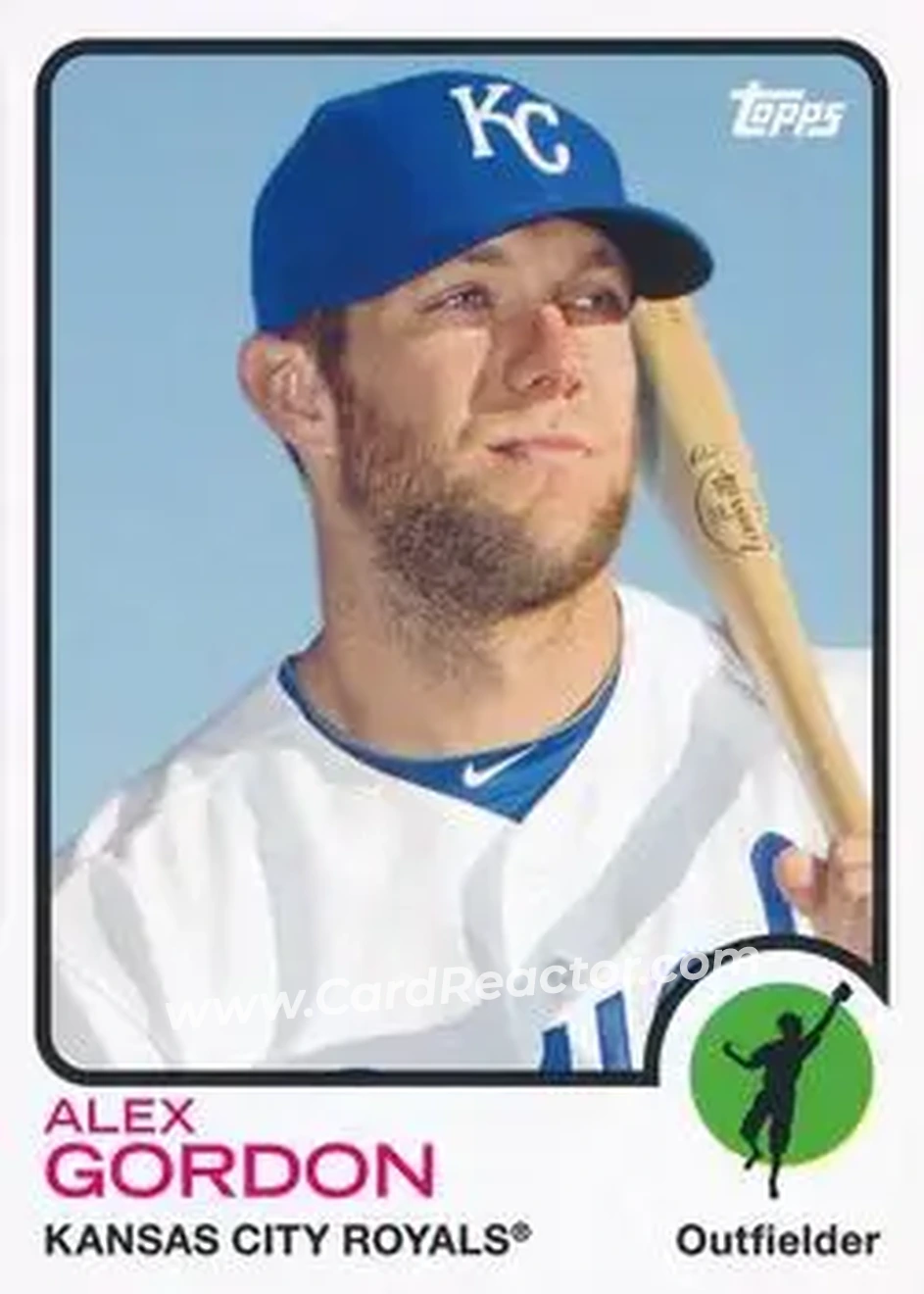 2014 Topps Archives #30 - Alex Gordon - Kansas City Royals - Front