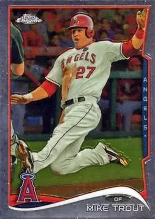 2014 Topps Chrome #1 - Mike Trout - Los Angeles Angels