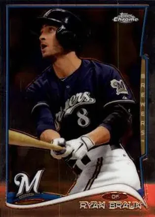 2014 Topps Chrome #5 - Ryan Braun - Milwaukee Brewers