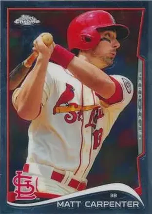 2014 Topps Chrome #6 - Matt Carpenter - St. Louis Cardinals
