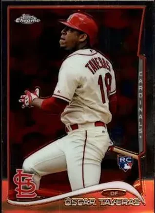 2014 Topps Chrome #19 - Oscar Taveras - St. Louis Cardinals