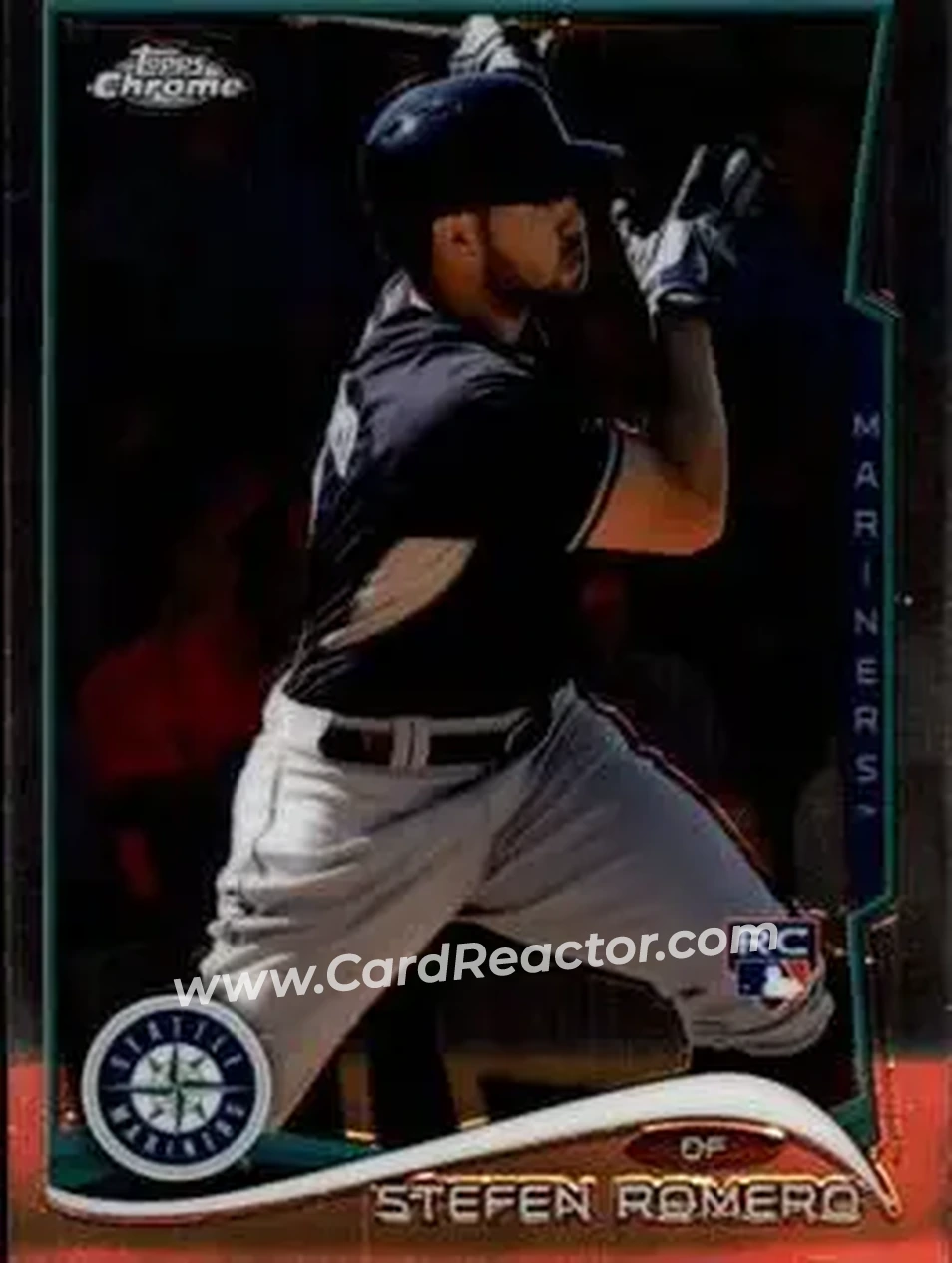 2014 Topps Chrome #23 - Stefen Romero - Seattle Mariners