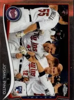 2014 Topps Chrome #24 - Josmil Pinto - Minnesota Twins