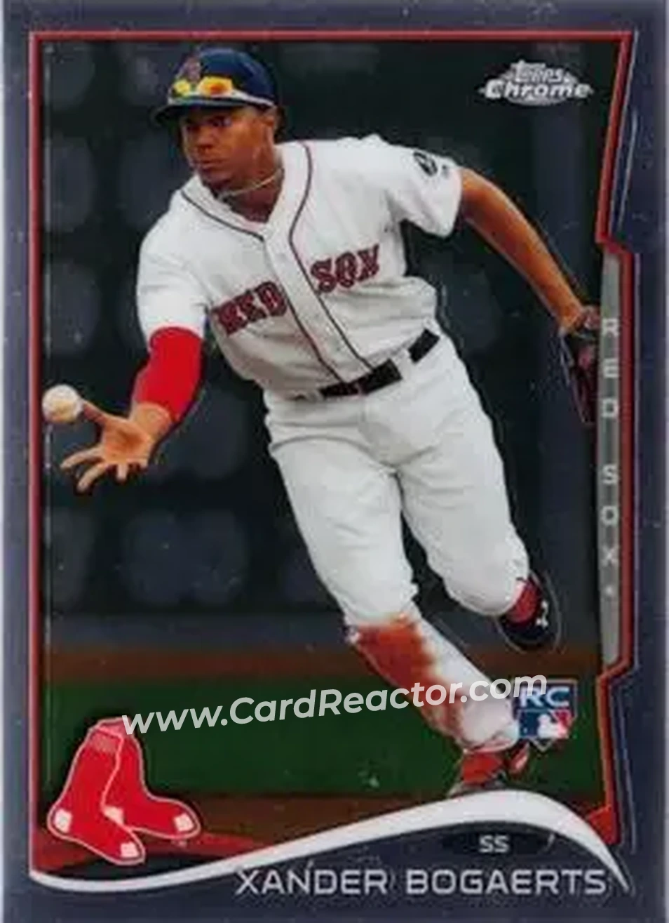 2014 Topps Chrome #25 - Xander Bogaerts - Boston Red Sox - Front