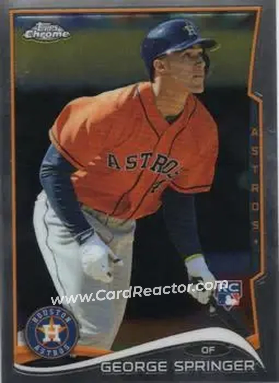 2014 Topps Chrome Update #MB-4 - George Springer - Houston Astros - Front