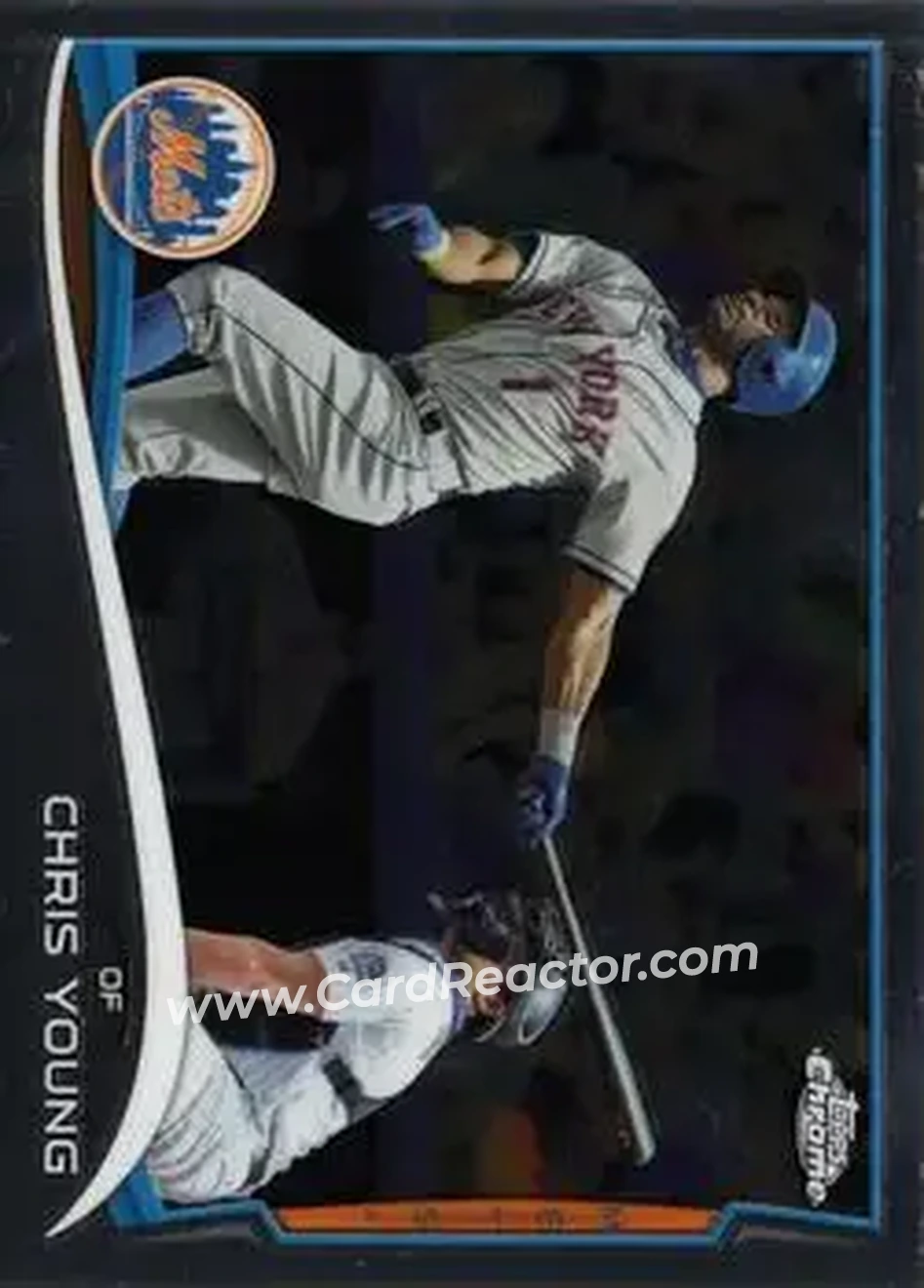 2014 Topps Chrome Update #MB-8 - Chris Young - New York Mets - Front