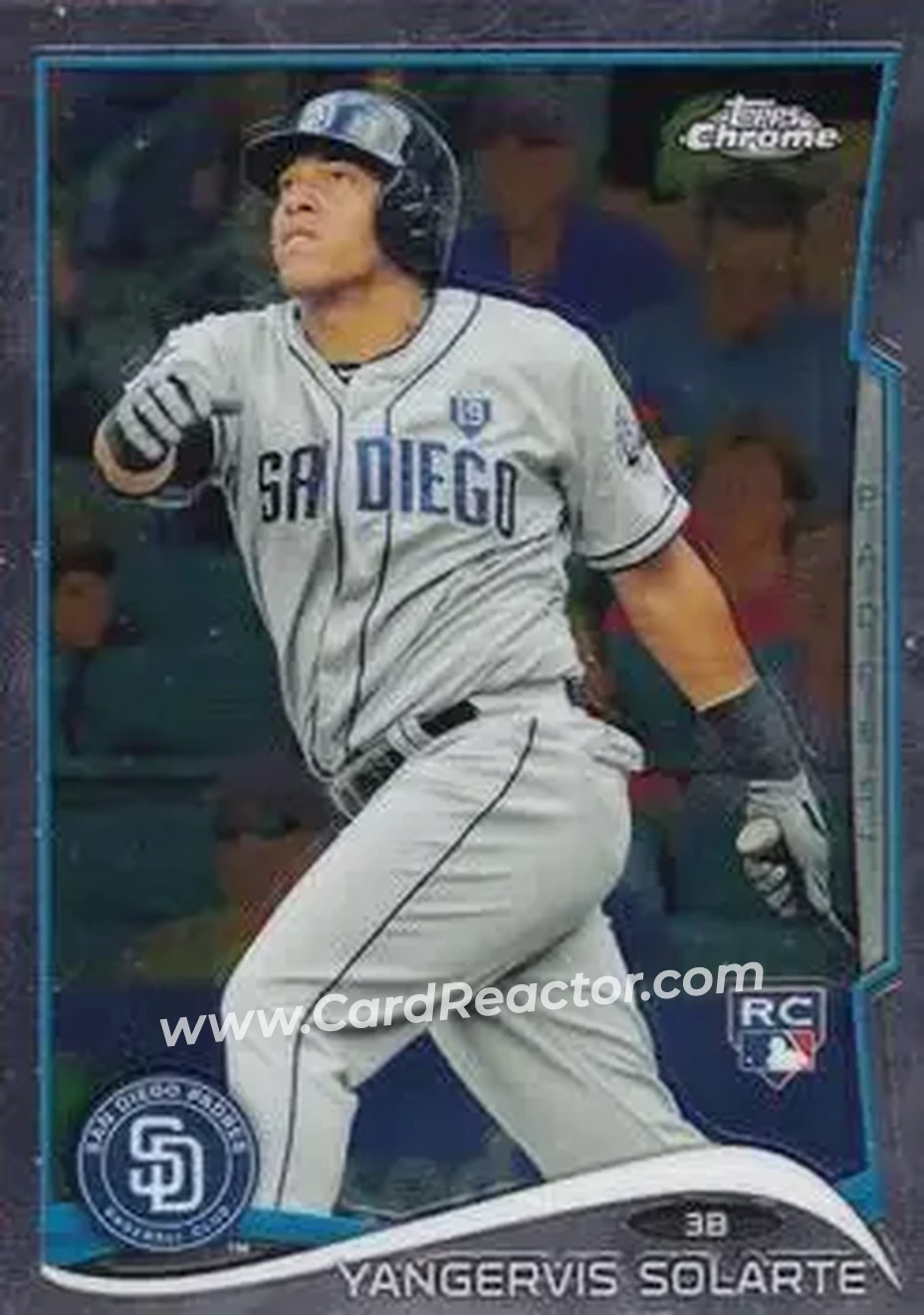 2014 Topps Chrome Update #MB-10 - Yangervis Solarte - San Diego Padres - Front 2014 Topps Chrome Update #MB-10 - Yangervis Solarte - San Diego Padres - Front