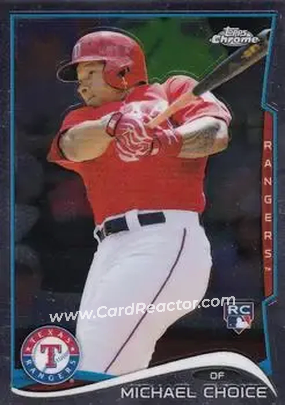 2014 Topps Chrome Update #MB-11 - Michael Choice - Texas Rangers - Front