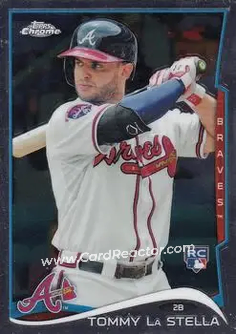 2014 Topps Chrome Update #MB-14 - Tommy La Stella - Atlanta Braves - Front