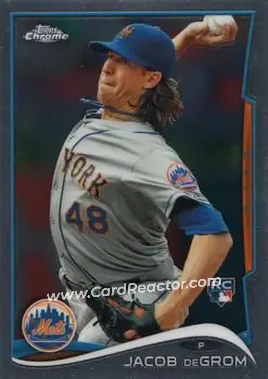 2014 Topps Chrome Update #MB-19 - Jacob deGrom - New York Mets - Front