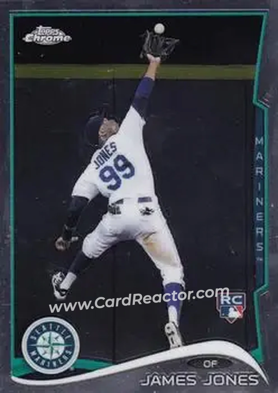 2014 Topps Chrome Update #MB-21 - James Jones - Seattle Mariners - Front