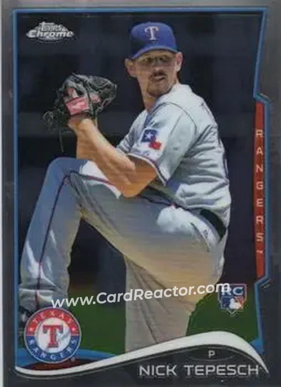 2014 Topps Chrome Update #MB-24 - Nick Tepesch - Texas Rangers - Front