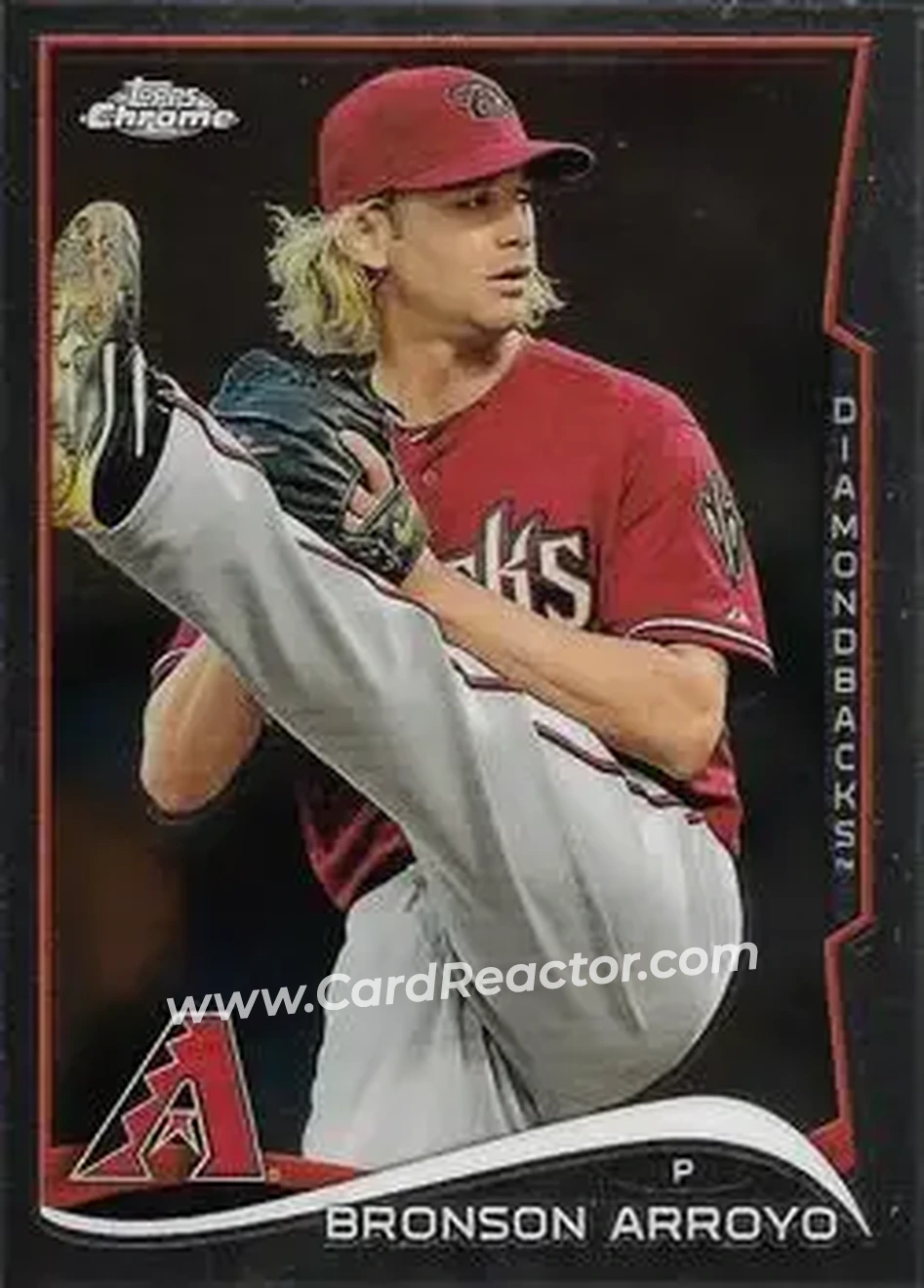 2014 Topps Chrome Update #MB-26 - Bronson Arroyo - Arizona Diamondbacks - Front