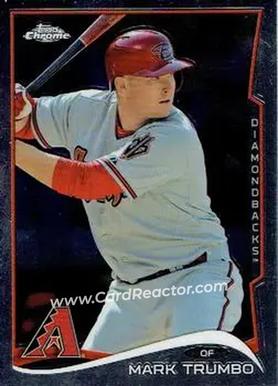 2014 Topps Chrome Update #MB-27 - Mark Trumbo - Arizona Diamondbacks - Front