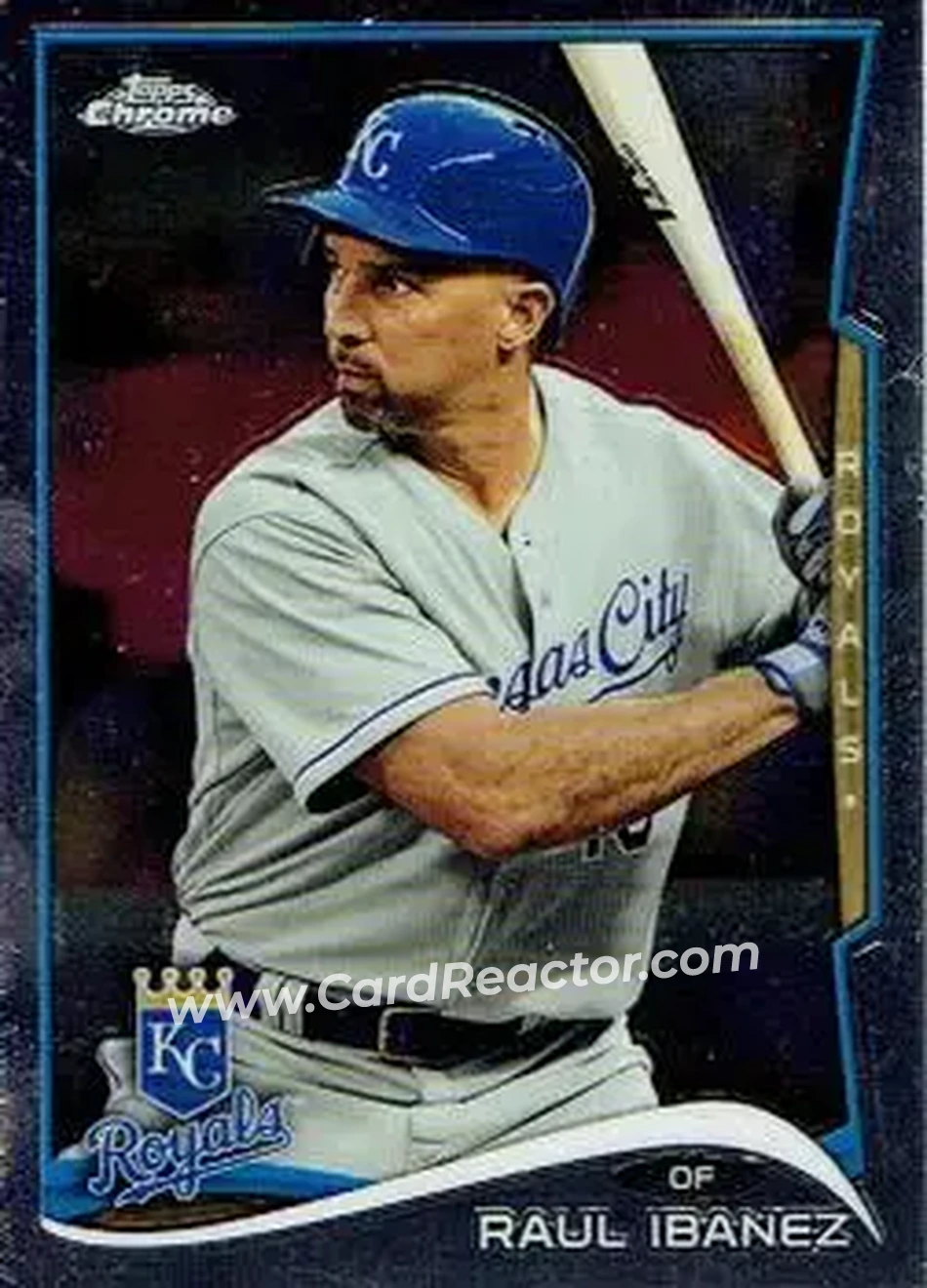2014 Topps Chrome Update #MB-28 - Raul Ibanez - Kansas City Royals - Front