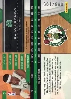 Back of Rajon Rondo