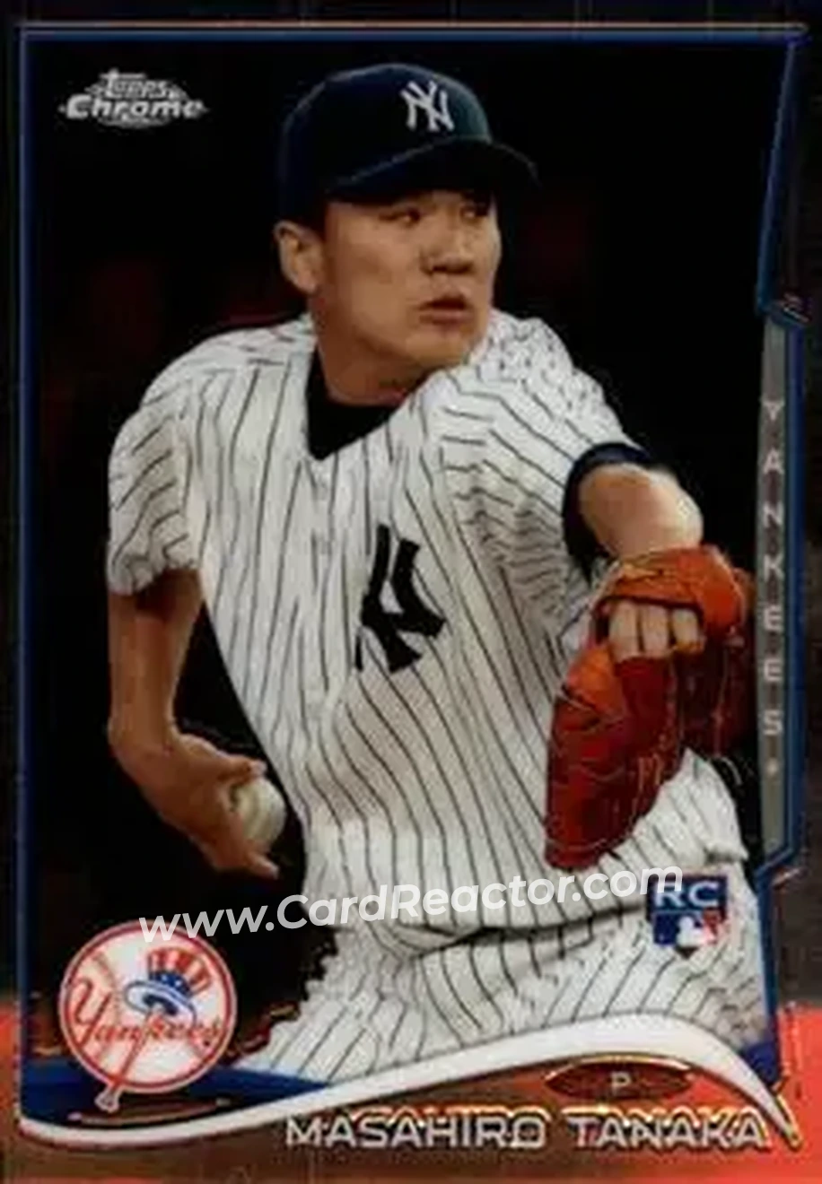 2014 Topps Chrome #10 - Masahiro Tanaka - New York Yankees - Front