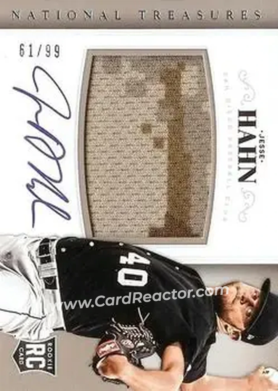 2014 Panini National Treasures #163 - Jesse Hahn - San Diego Padres - Front