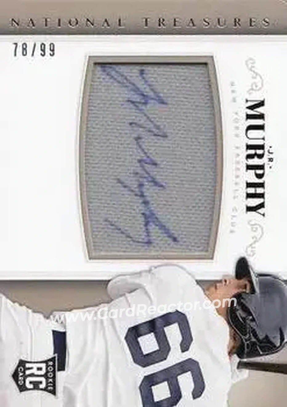 2014 Panini National Treasures #174 - John Ryan Murphy - New York Yankees - Front