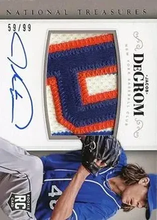 2014 Panini National Treasures #195 - Jacob deGrom - New York Mets