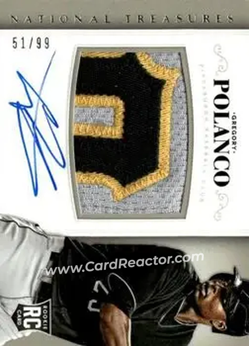 2014 Panini National Treasures #197 - Gregory Polanco - Pittsburgh Pirates - Front 2014 Panini National Treasures #197 - Gregory Polanco - Pittsburgh Pirates - Front