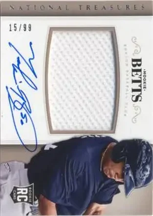 2014 Panini National Treasures #210 - Mookie Betts - Boston Red Sox
