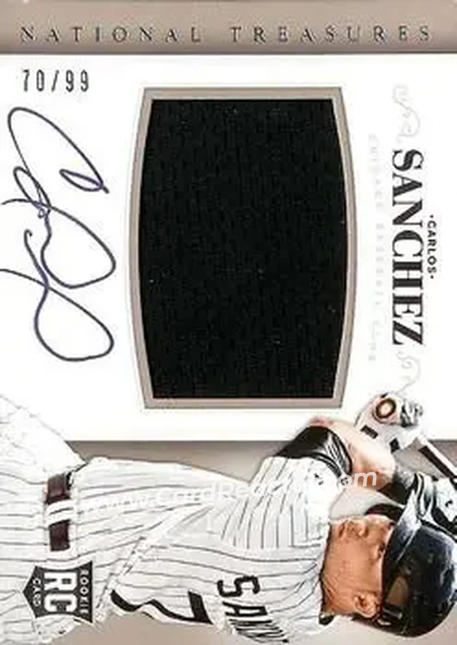 2014 Panini National Treasures #213 - Yolmer Sanchez - Chicago White Sox - Front 2014 Panini National Treasures #213 - Yolmer Sanchez - Chicago White Sox - Front