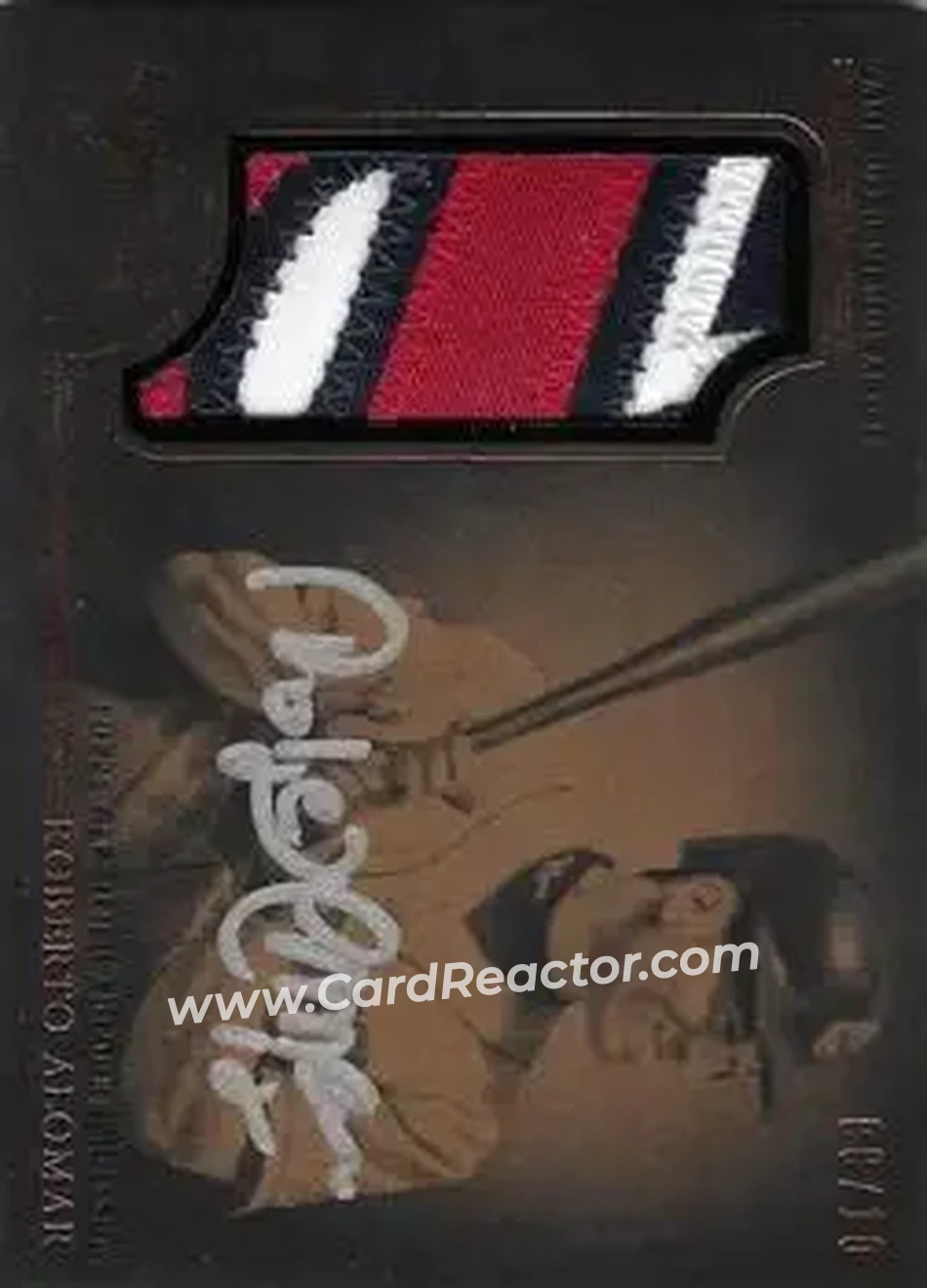 2014 Topps Dynasty #APRA4 - Roberto Alomar - Cleveland Indians - Front
