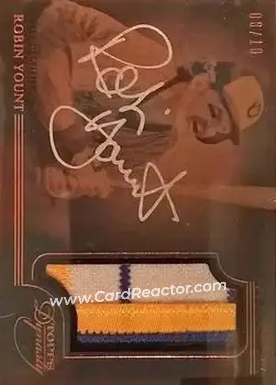 2014 Topps Dynasty #APRY1 - Robin Yount - Milwaukee Brewers - Front 2014 Topps Dynasty #APRY1 - Robin Yount - Milwaukee Brewers - Front