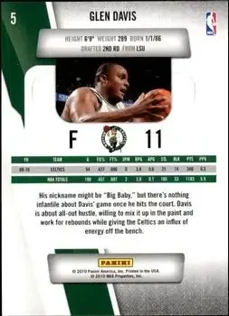 Back of Glen Davis