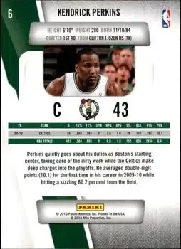 Back of Kendrick Perkins