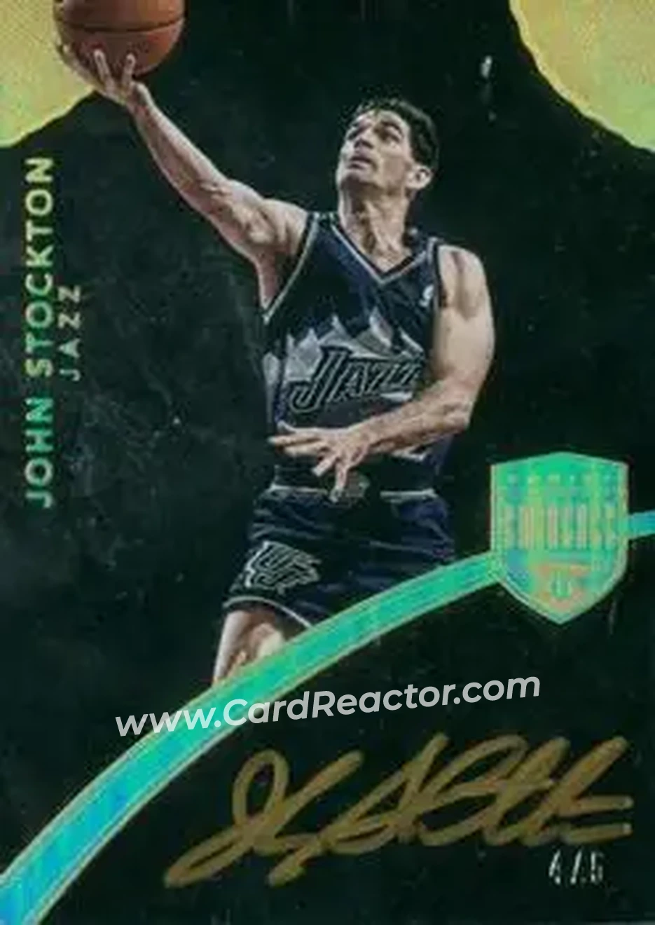 2014-15 Panini Eminence - Gold #7 - John Stockton - Utah Jazz - Front 2014-15 Panini Eminence - Gold #7 - John Stockton - Utah Jazz - Front