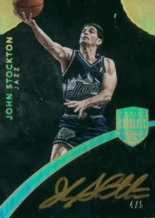 2014-15 Panini Eminence - Gold #7 - John Stockton - Utah Jazz