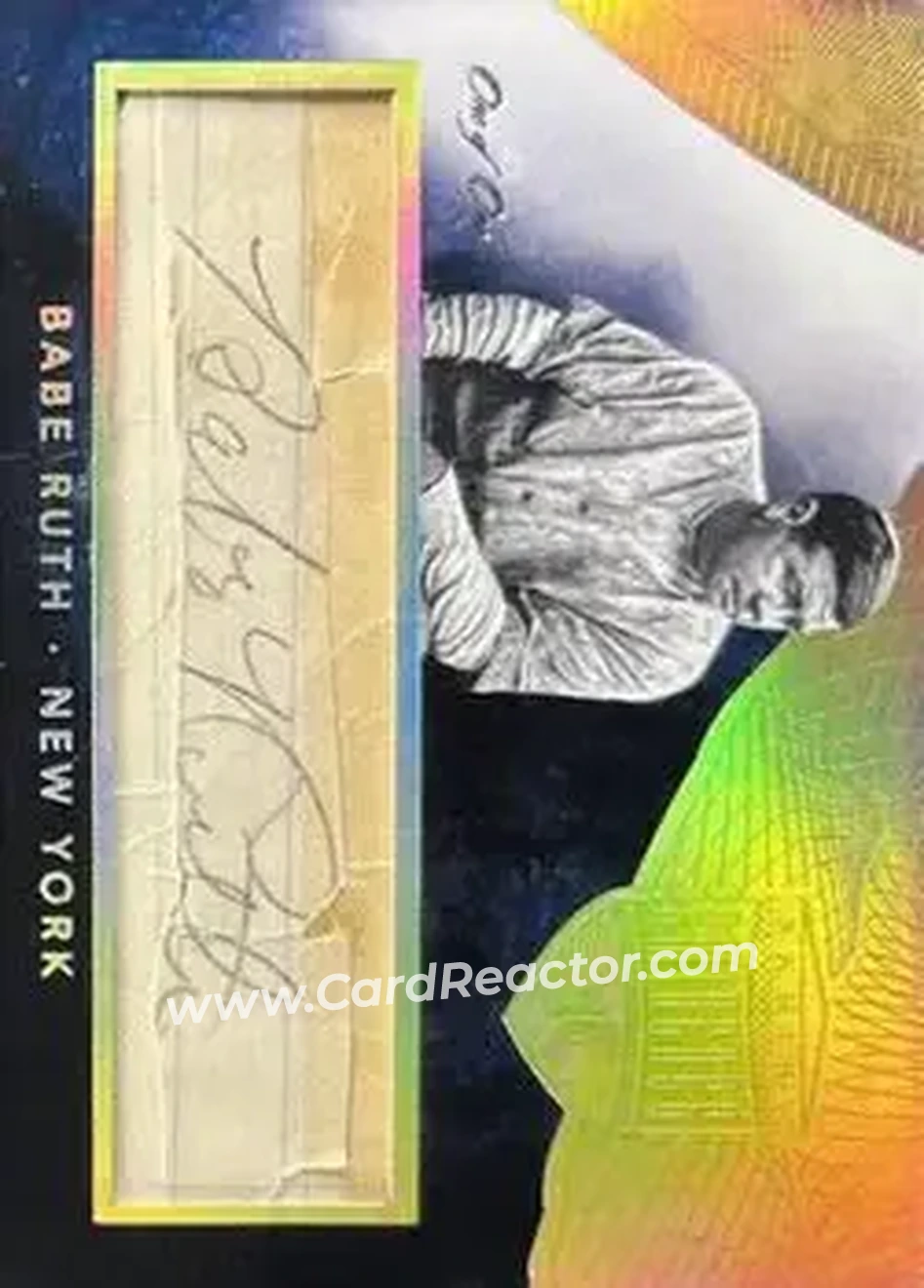 2014-15 Panini Eminence - Cut Signatures #CS-BR - Babe Ruth - New York Yankees - Front