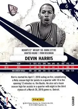Back of Devin Harris