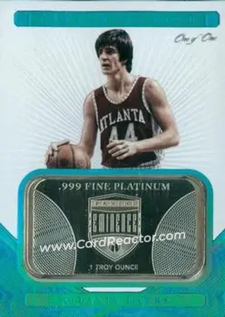 2014-15 Panini Eminence - White Whale Platinum #WW-PM - Pete Maravich - Atlanta Hawks - Front