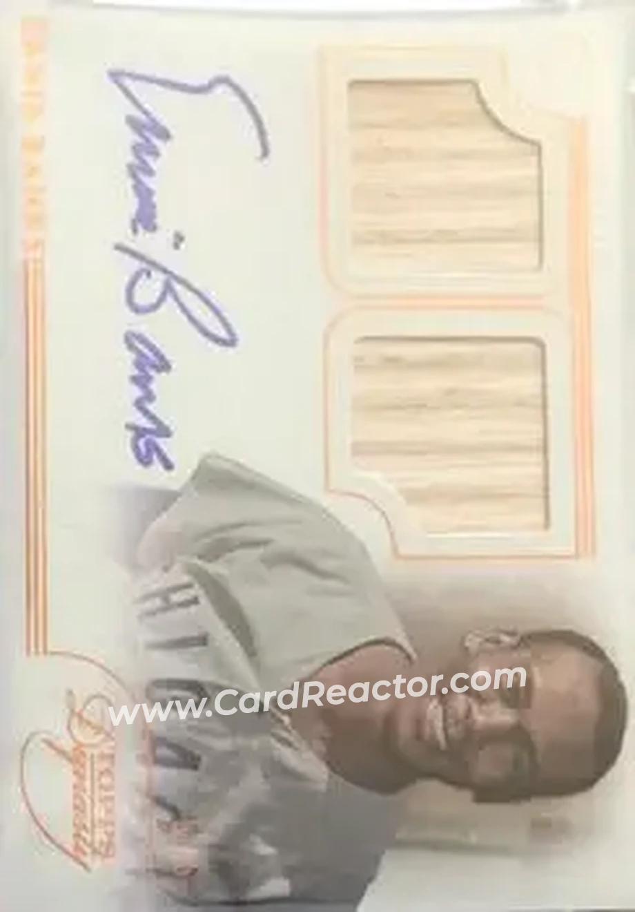 2014 Topps Dynasty - Greats Dual Relic Autographs #DRG-EB2 - Ernie Banks - Chicago Cubs - Front