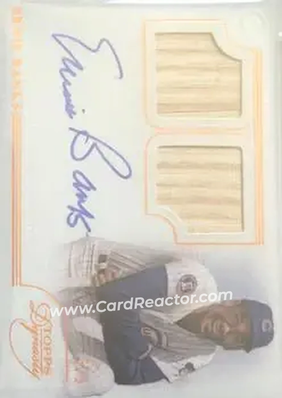 2014 Topps Dynasty - Greats Dual Relic Autographs #DRG-EB4 - Ernie Banks - Chicago Cubs - Front