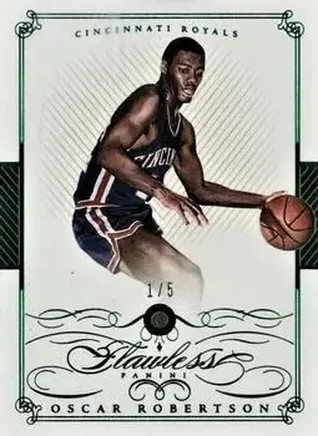 2014-15 Panini Flawless - Emerald #88 - Oscar Robertson - Cincinnati Royals