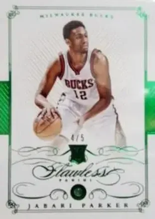 2014-15 Panini Flawless - Emerald #193 - Jabari Parker - Milwaukee Bucks