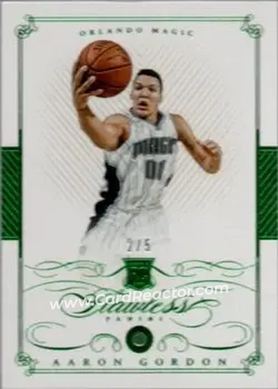 2014-15 Panini Flawless - Emerald #195 - Aaron Gordon - Orlando Magic - Front