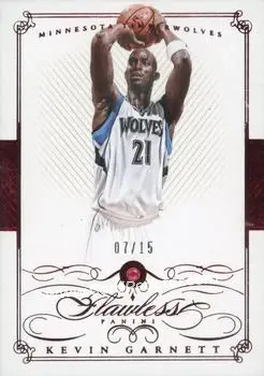 2014-15 Panini Flawless - Ruby #67 - Kevin Garnett - Minnesota Timberwolves - Front 2014-15 Panini Flawless - Ruby #67 - Kevin Garnett - Minnesota Timberwolves - Front