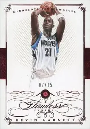 2014-15 Panini Flawless - Ruby #67 - Kevin Garnett - Minnesota Timberwolves