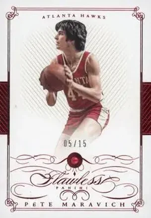 2014-15 Panini Flawless - Ruby #84 - Pete Maravich - Atlanta Hawks